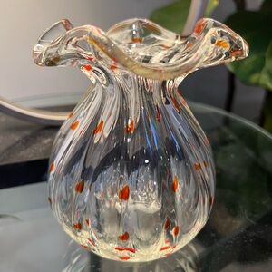 Johann Loetz Art Nouveau Bohemian Glass Vase | Early 1900s Luxury Collectible